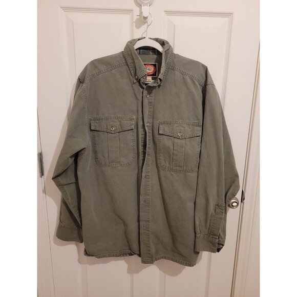 The Australian Outback Collect Shirt Barn Long Sleeve Men L Button Down - Picture 1 of 11